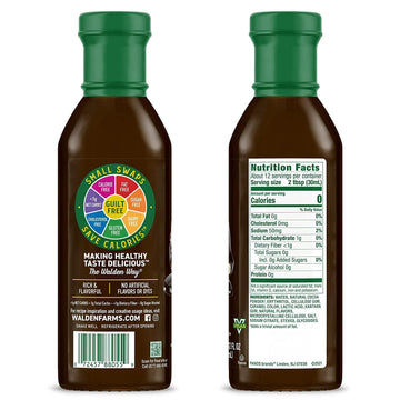 Walden Farms Chocolate Syrup, 12 oz., 0g Net Carbs Keto Friendly, Non-Dairy, No Gluten, Sugar Free, Sweet and Delicious Flavor f