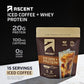 Ascent Iced Coffee Protein Powder - 20g Protein, 100mg Caffeine, 14.3 oz, Zero Artificial Flavors & Sweeteners