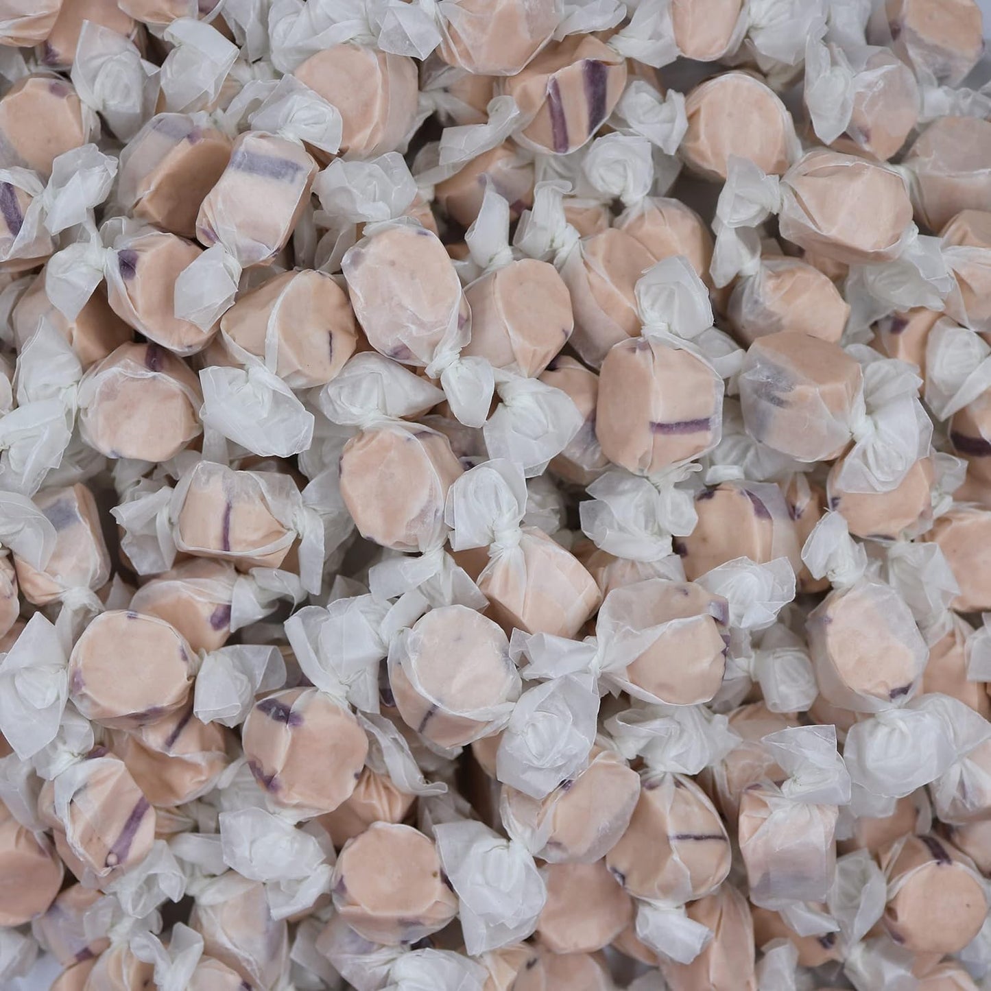 Gourmet Soft And Chewy Salt Water Taffy Candies - Individually Wrapped - Bulk Bags (Maple, 1 Pound (Pack Of 1))