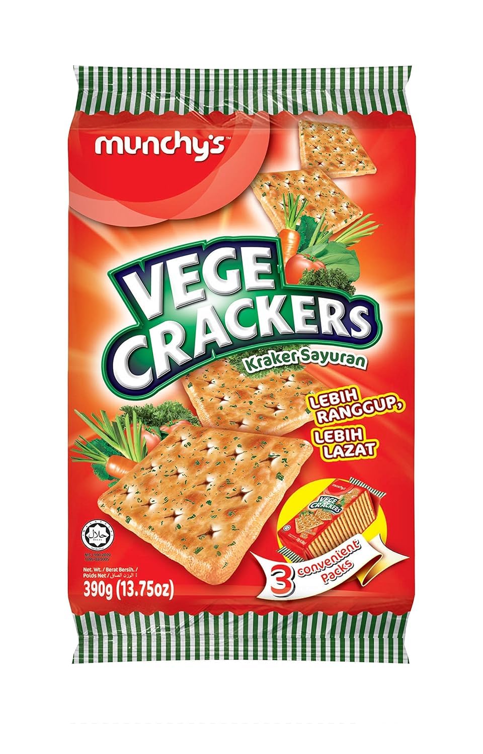 Munchys Vege Crackers (2 Packs)