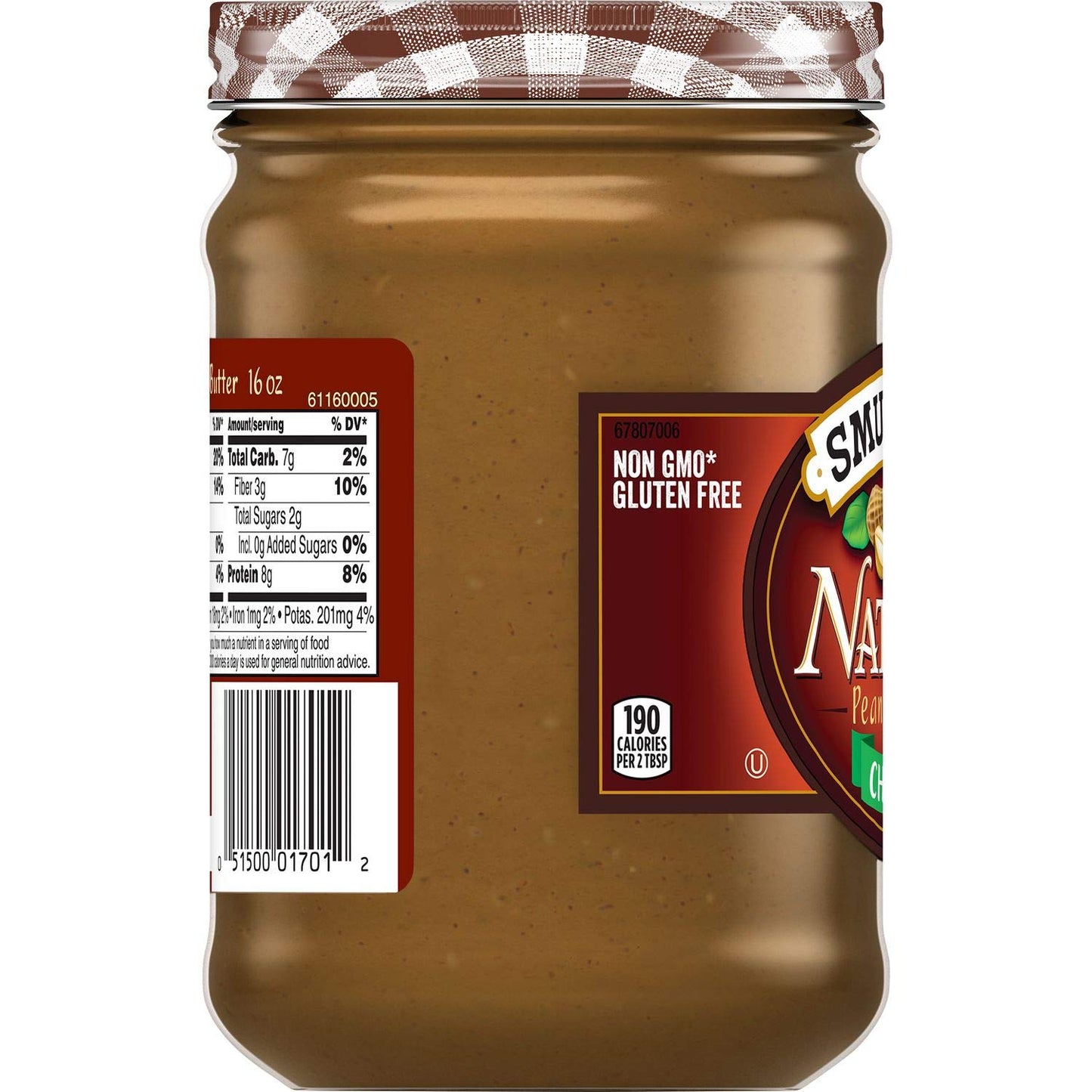 Smucker'S Natural Chunky Peanut Butter, 16 Ounces