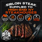 Grumpy Butcher 6 Steaks Supreme Sampler Gift Box: 4 Top Sirloin & 2 Large Filet Mignon - Premium Steak Meat Food Gifts Basket Me