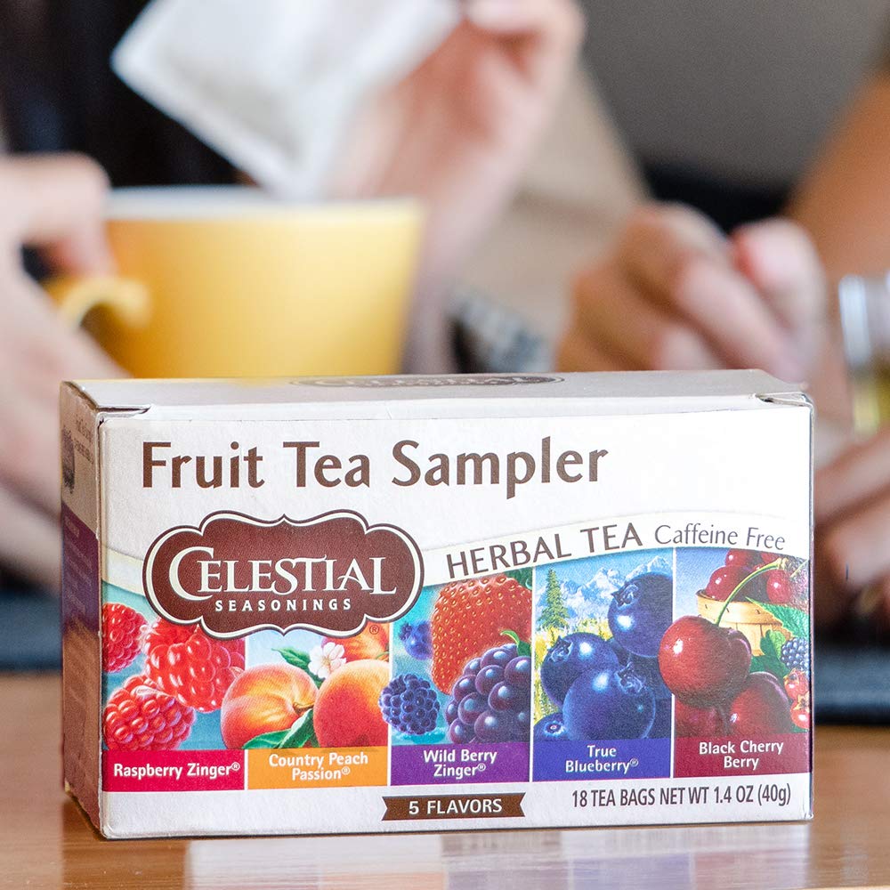 Celestial Seasonings Herbal Tea Fruit Sampler - 18 Tea Bags