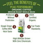 Peak Performance Coffee Medium Roast Organic Whole Bean Coffee 12 oz Green
