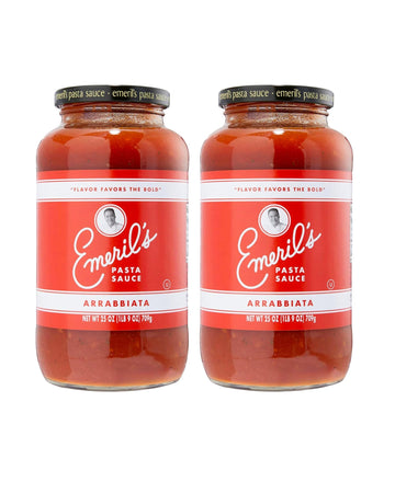 Emeril Lagasse Pasta Sauce - Arrabbiata 2-Pack - Gourmet, Bold Flavor - 25 Oz Jars for Pasta, Spaghetti, Pizza