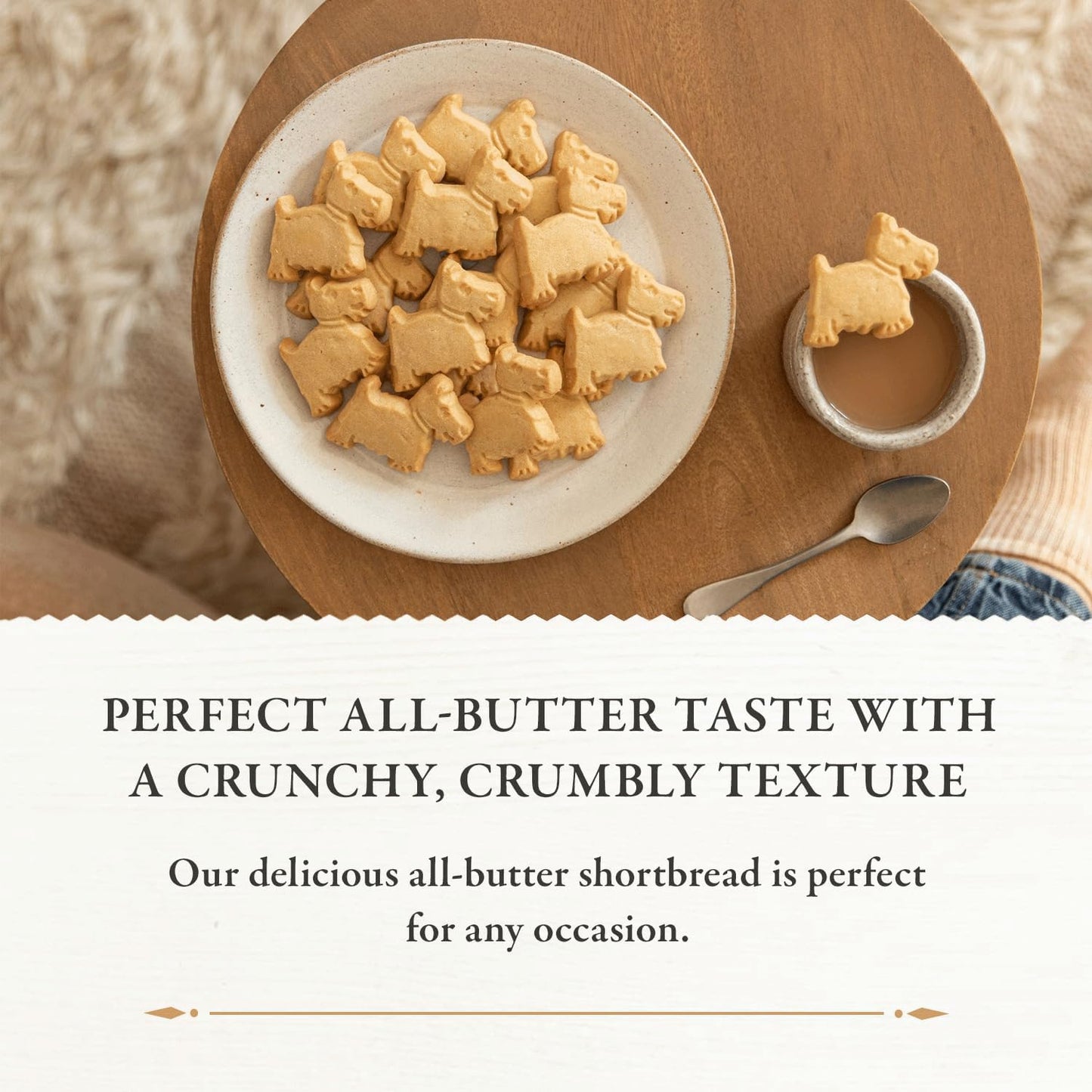 Walkers Shortbread Traditional Scottie Dog Shaped Cookies, All-Butter Shortbread Cookies, 3.9 Oz Box (Pack of 6)