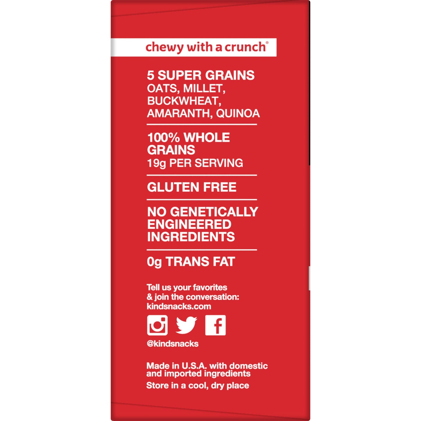 Kind Healthy Grains Bars, Dark Chocolate Chunk, 1.2 Ounce,Gluten Free, 15 Count (Pack Of 4)