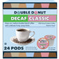Double Donut Coffee Medium Roast Decaf Coffee Pods for Keurig, 24 Count, Classic Flavor