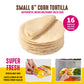 Del Campo Soft Corn Tortillas - 6 Inch Round 1 Lb. Bag. 100% Delicious, Gluten Free And All-Corn Authentic Mexican Food. Many Se