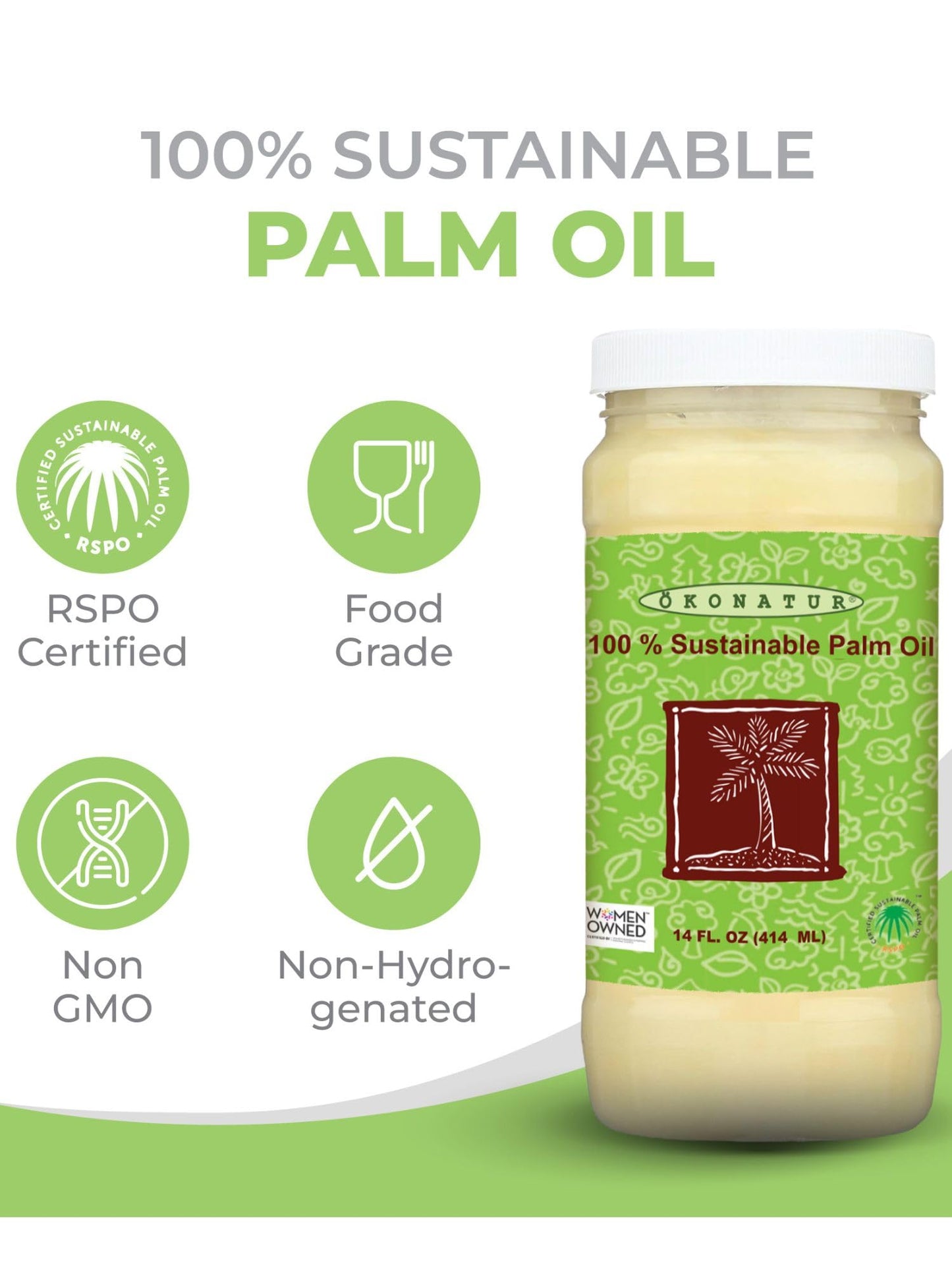 100% Palm Oil - 16 Fl Oz