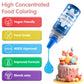 Food Coloring Liquid - 5 Food Grade Vibrant Colors Food Coloring Liquid Set, Food Dye Color for Baking, Icing, Cookie, Cake Deco