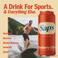 Sap's Rapid Rehydration Sports Drink, Blackberry-Citrus, 12 Cans, 16 fl oz, Electrolytes & Adaptogens, Zero Artificial Colors or Sugars