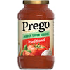 Prego Hidden Super Veggies Traditional Pasta Sauce, Plant Based Sauce, 24 Oz Jar