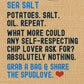 Spudlove Organic Thick-Cut Potato Chips Sea Salt | 1 Oz Bag