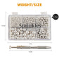 Kasvan Silver Mix Sugar Sprinkles - Edible Candy Pearls With 4-Claw Sprinkle Pen,118G/4.16 Oz, Gift Box Pack, Baking Cake Decora