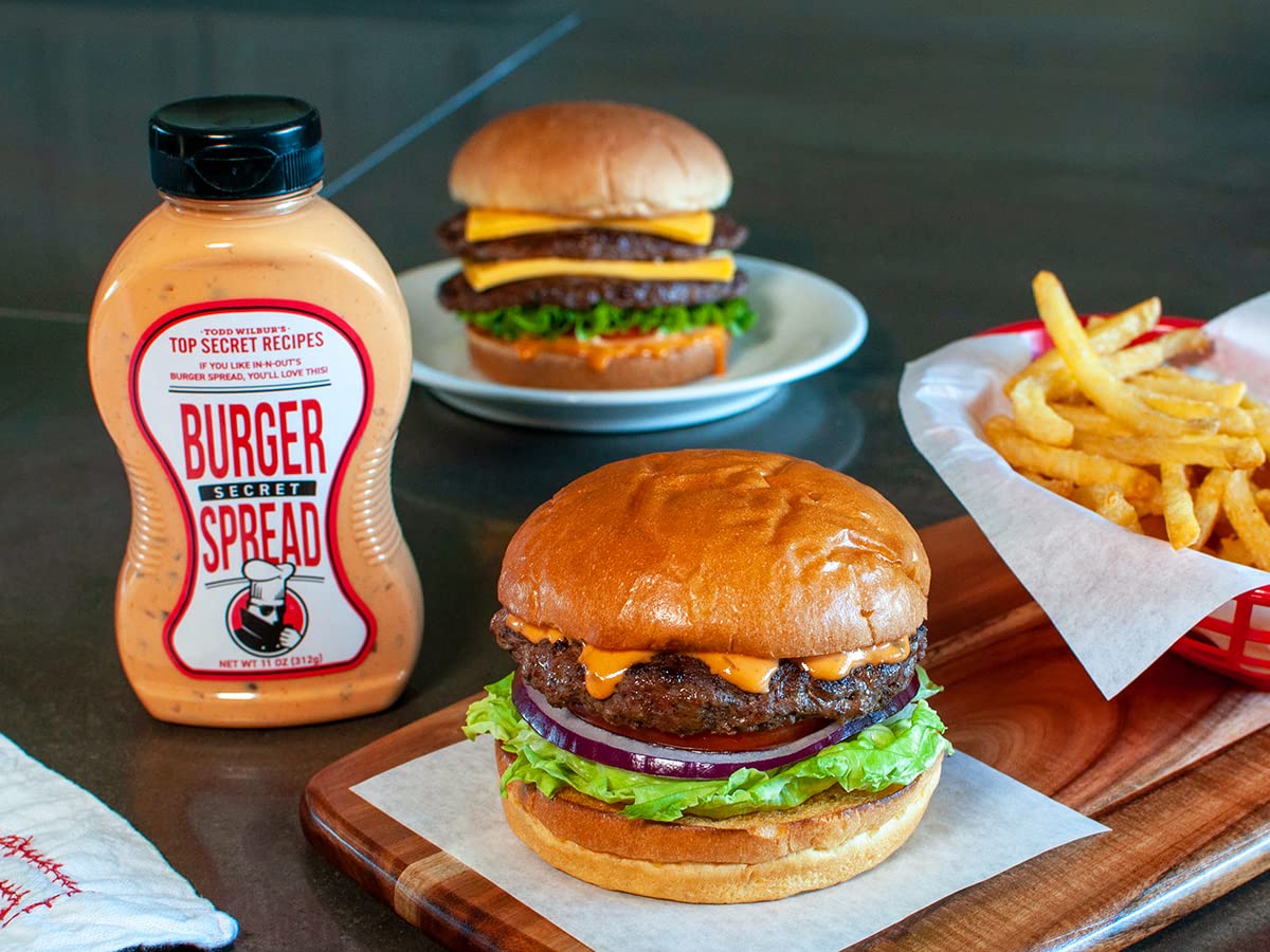 Todd Wilbur s Top Secret Burger Secret Spread (Like In-N-Out Burger Sauce) - Use on Burgers, Sandwiches, and Wraps - MSG & Glut