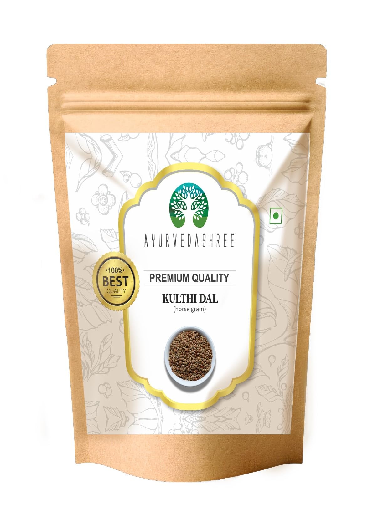 AYURVEDASHREE Kulthi Daal Horse Gram 100g | Gahat Dal | Fiber-Rich | Vegan | Gluten-Free