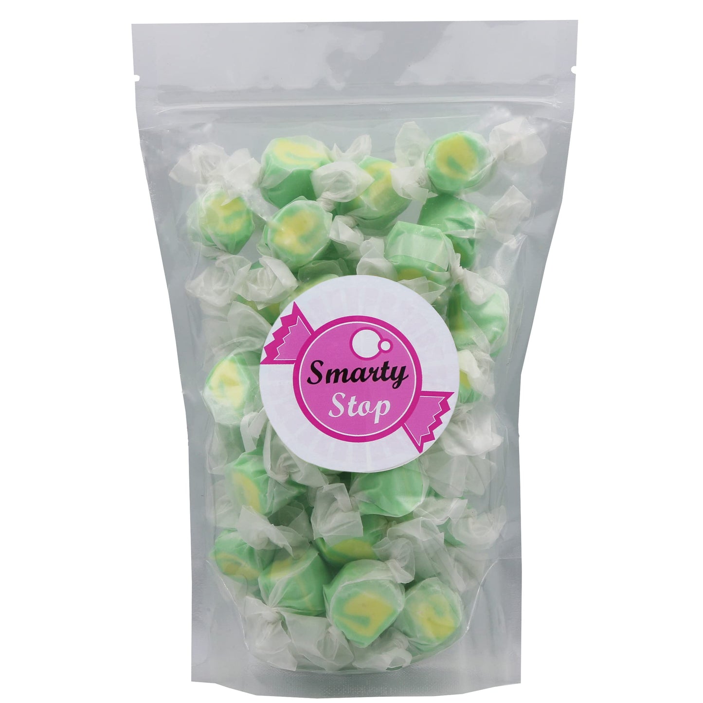 Gourmet Soft And Chewy Salt Water Taffy Candy - Individually Wrapped - Bulk Bag (Key Lime, 3 Pound (Pack Of 1))