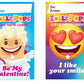 Zollipops Valentines with 22 Zolli Grams Fruit Assorted 5.2oz (Angel) - Spread Love with a Sweet and Dental-Friendly Valentines