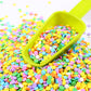 Easter Sprinkles For Cake Decorating Edible Rainbow Confetti Yellow Green Blue Pastel Sprinkles Mix 7 Ounce For Cookies Chocolat