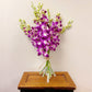 Athenas Garden Fresh Cut Purple Orchids Flowers 50 Stems Dendrobium Orchids Sonia Fresh Flowers