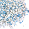 Manvscakes, Natural Sprinkles, No Artificial Dyes, Snowflake Edible Sprinkles, Holiday Cake Decorations, Dessert, Cookies, 3 oun