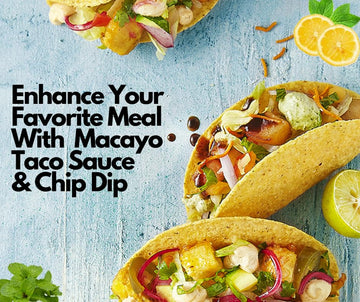 The Stocked Pantry Macayos Taco Sauce & Chip Dip, Mexican Style, 16 Oz, Medium, (Pack Of 6)