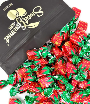 Sweetgourmet Arcor Strawberry Bon Bons Buds Filled Hard Candy  2 Pounds