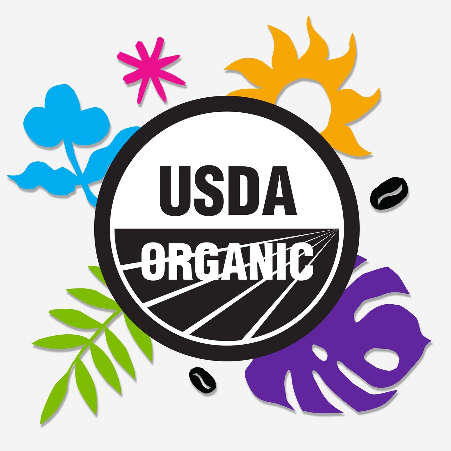 Ethical Bean Fairtrade Organic Coffee, Lush Medium Dark Roast, Ground Coffee Beans- 100% Arabica Coffee (8 Oz Bag), 0.5 Pound (P