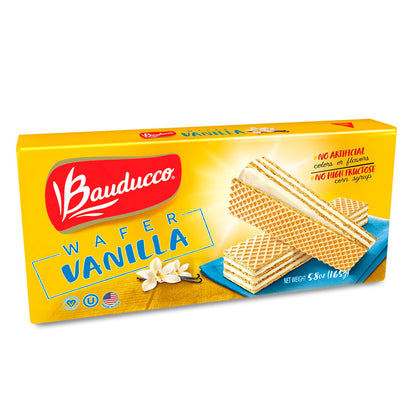 Bauducco Vanilla Wafers - Crispy Wafer Cookies With 3 Delicious, Indulgent, Decadent Layers of Vanilla Flavored Cream - Deliciou