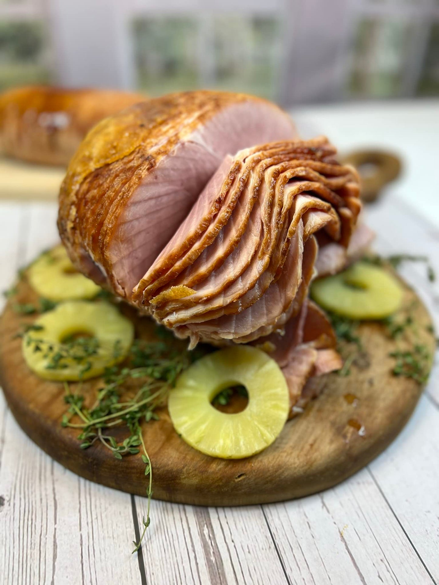 Holiday Ham Co. Honey Glazed Spiral Sliced Ham, 8-9 lb, Serves 16-18, Gourmet Holiday Meat