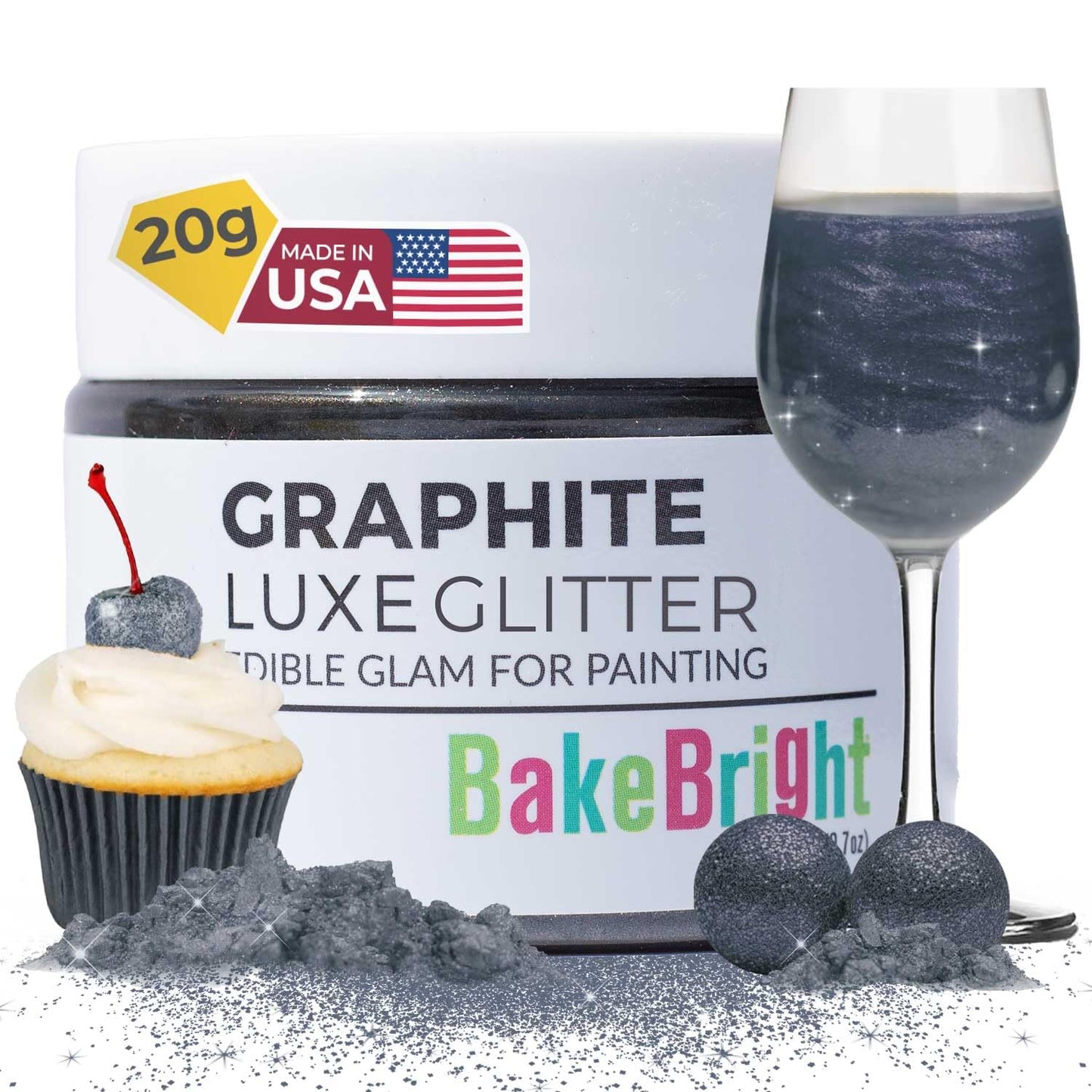 Edible Glitter For Drinks  Edible Glitter For Cakes  Drink Glitter  Brew Glitter  Black Edible Glitter Cake Decorations Edible Black Glitter  Edible Glitter For Strawberries  Mixed Flavor Glitter
