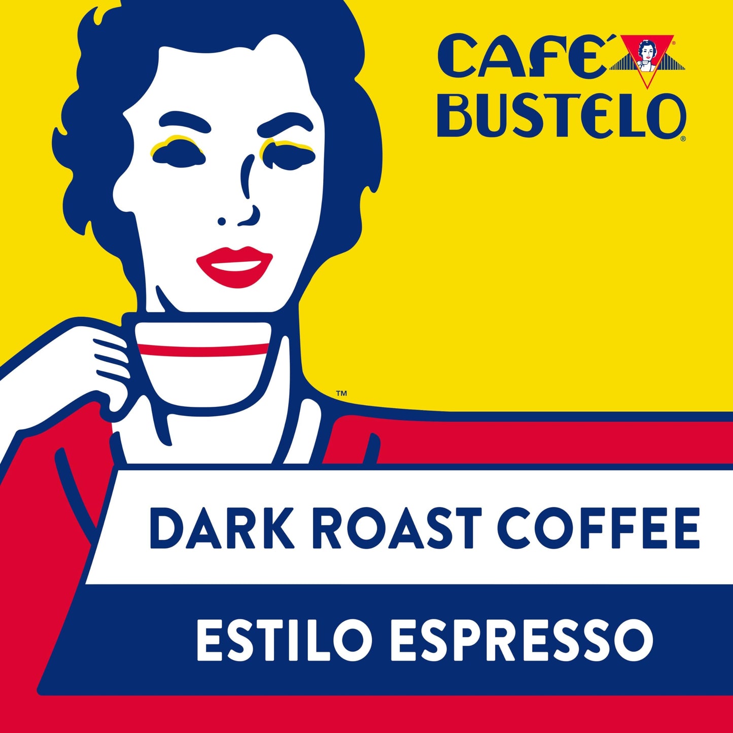 Caf   Bustelo Espresso Style Dark Roast Coffee, 12 Keurig K-Cup Pods