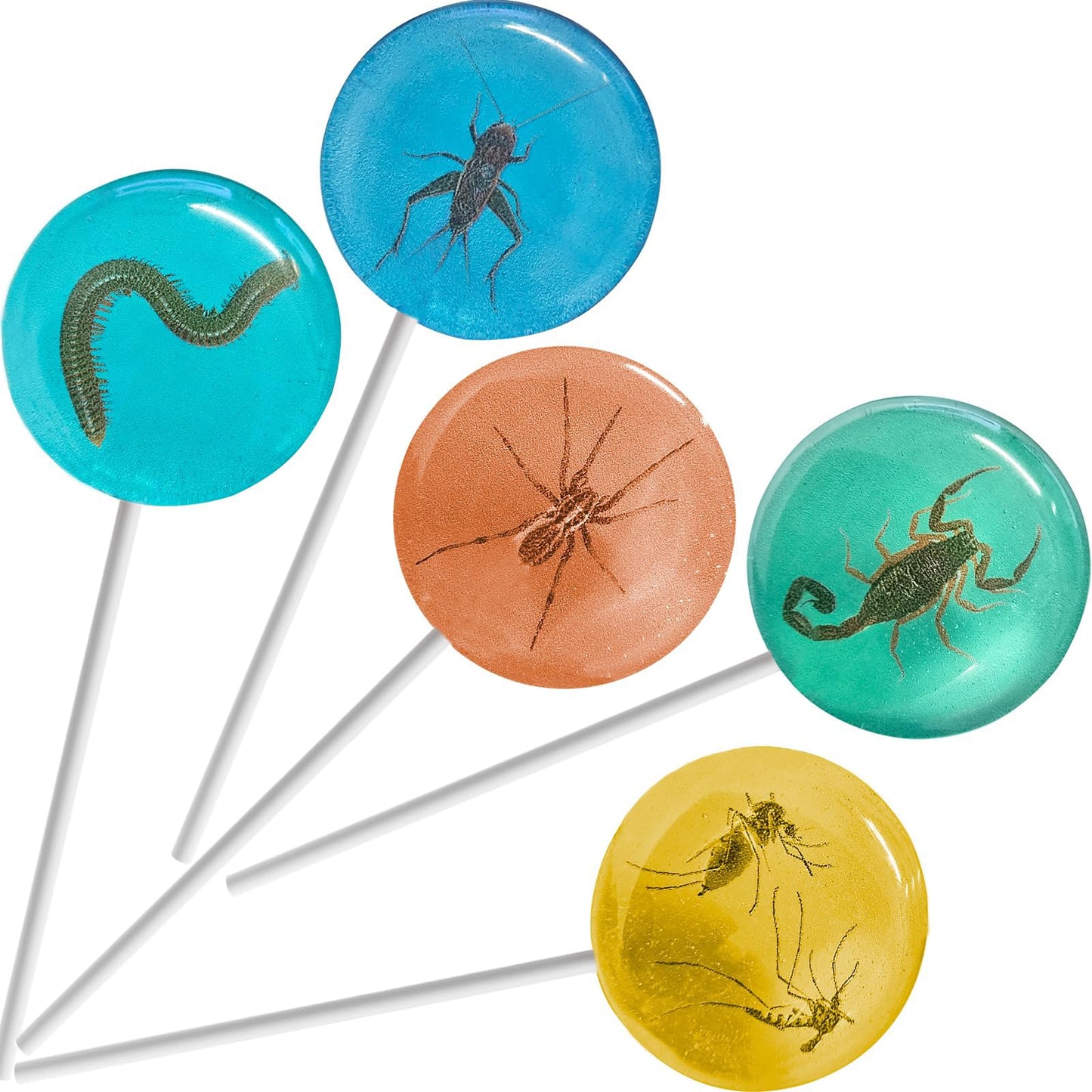 Fruidles Sugar-Free Lollipops, Assorted Flavors, Individually Wrapped, 20-Pack