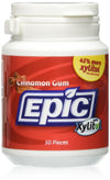 Epic Dental Xylitol Gum, Cinnamon - 50 Piece