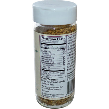 Eden Foods Salt Gomasio Sesame Seed Org, 3.5 oz