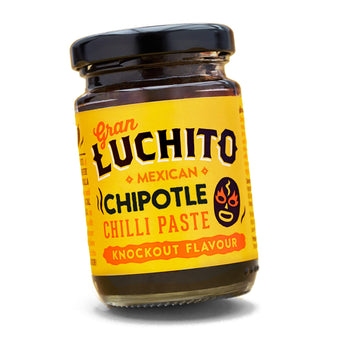 Gran Luchito Mexican Chipotle Chili Paste 3.5oz | Handmade in Mexico | Super Smoky Chipotle Sauce with A Medium to High Heat | A