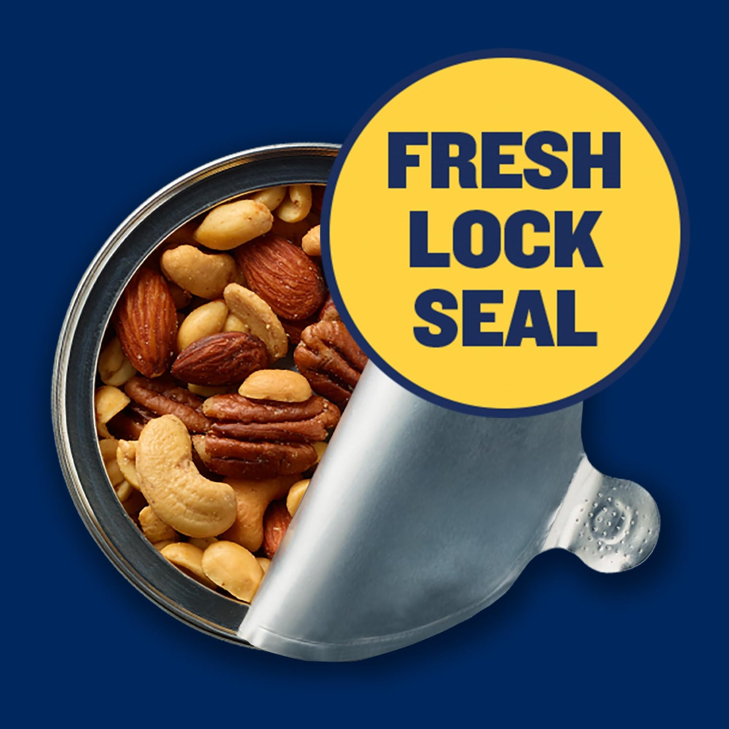 PLANTERS Unsalted Mixed Nuts, Cashews, Pistachios, Almonds, Brazil Nuts, Pecans, 15.25 oz Canister