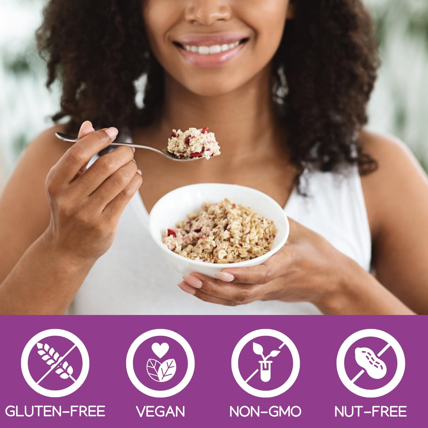 Molly & You Overnight Oats Strawberry Shortcake (Pack Of 6) - Healthy Natural Source Of Protein Oatmeal Breakfast, A Vegan Frien
