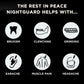 Rest In Peace Night Guard - Pack Of Two Moldable Mouth Guard For Teeth Grinding Clenching Bruxism (Blue)