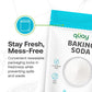 Quay Naturals Pure Baking Soda 1lb - Aluminum-Free, Food-Grade, Multi-Purpose - For Baking, Cleaning & Deodorizing - Vegan, Glut