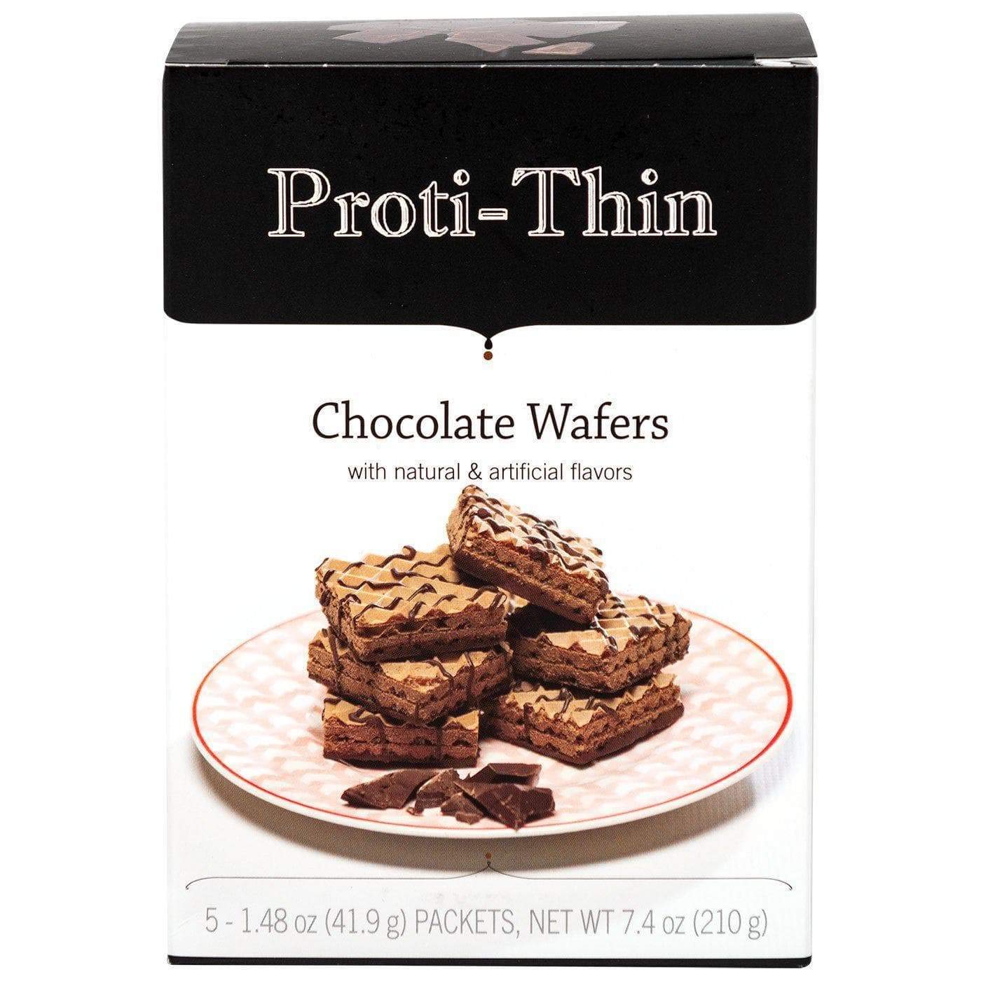 Proti-Thin High Protein Wafer Squares, 15g Protein, Low Calorie, 3 Count Box, Brown, 5 Count (3 Boxes - Save 5%)