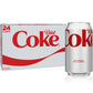 Diet Coke  12 fl oz  24 Pack (Package May Vary)