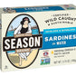 Season Brand Sardines - Skinless And Boneless - In Water - Salt Added - 375 Oz - Case Of 12(D0102H5Wb1J)