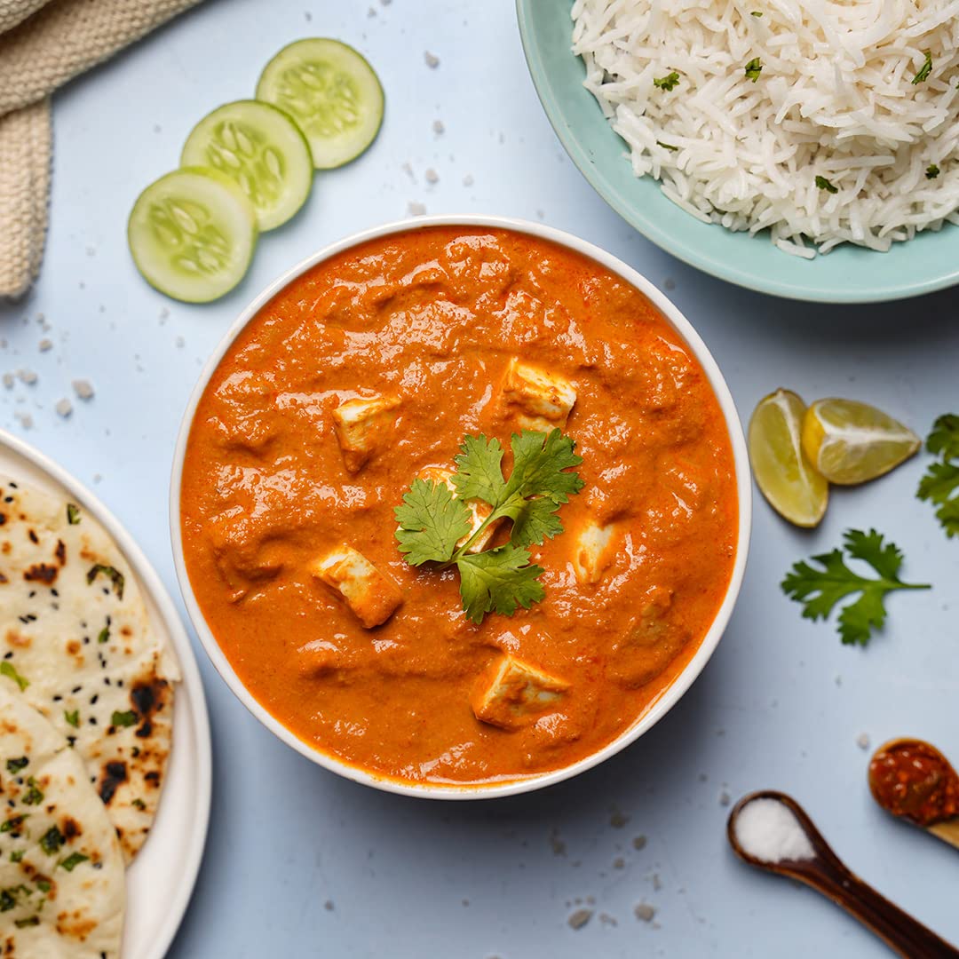 Ashoka Meals 1932, Tofu Curry, Plant-Based Gluten Free Meals, All-Natural, Ready to Heat Paneer Makhani, Kosher Certified, Authe