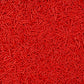 Homankit Red Jimmies Sprinkles Edible Sprinkle Candy Soft Jimmies Toppings For Ice Cream, Cupcake, Cake, Cookie, Dessert Decorat
