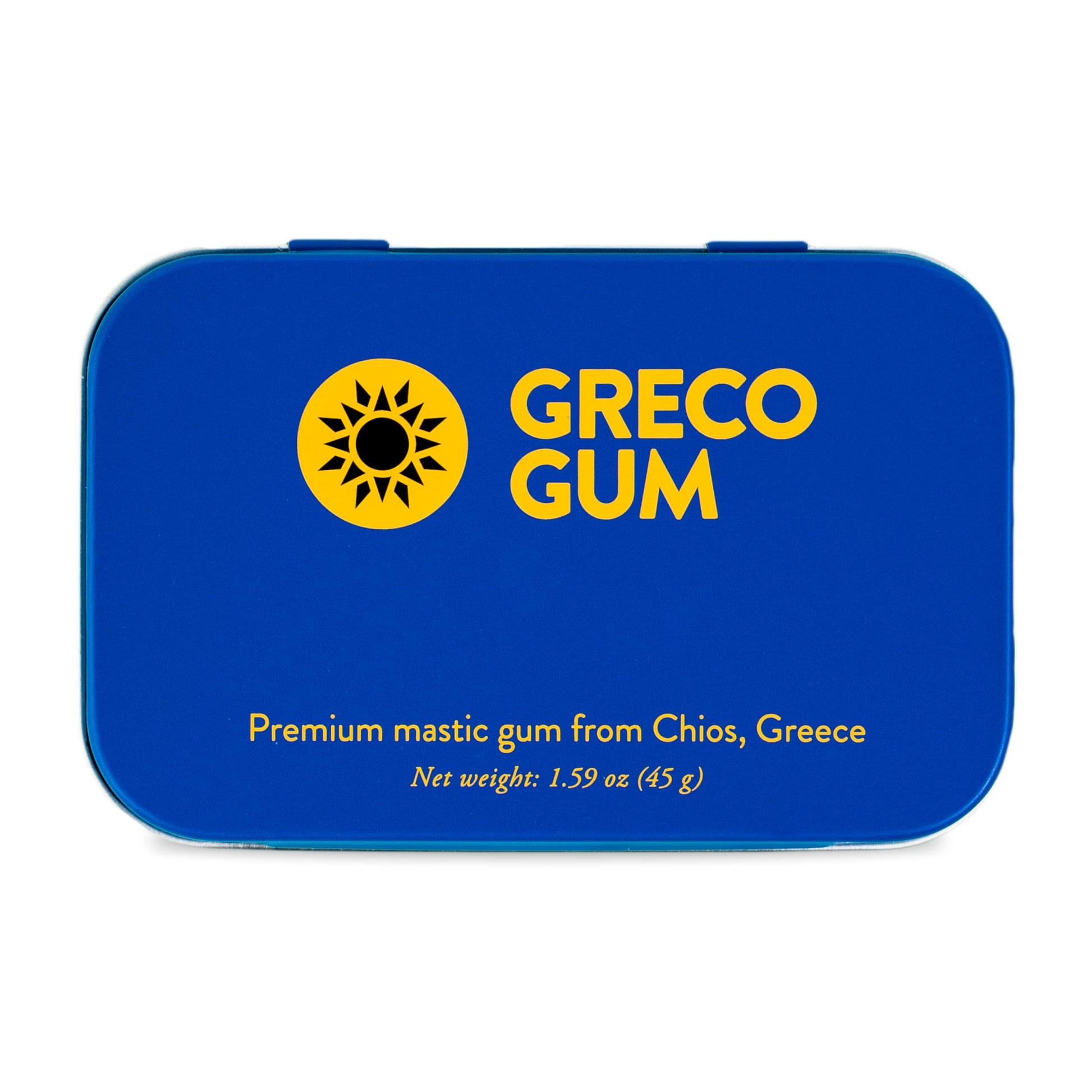 Greco Gum - Mastic Gum Droplets - Small Pieces Hard Chewing Gum for Jawline Training, Digestive Support, Bloating Relief - Piney