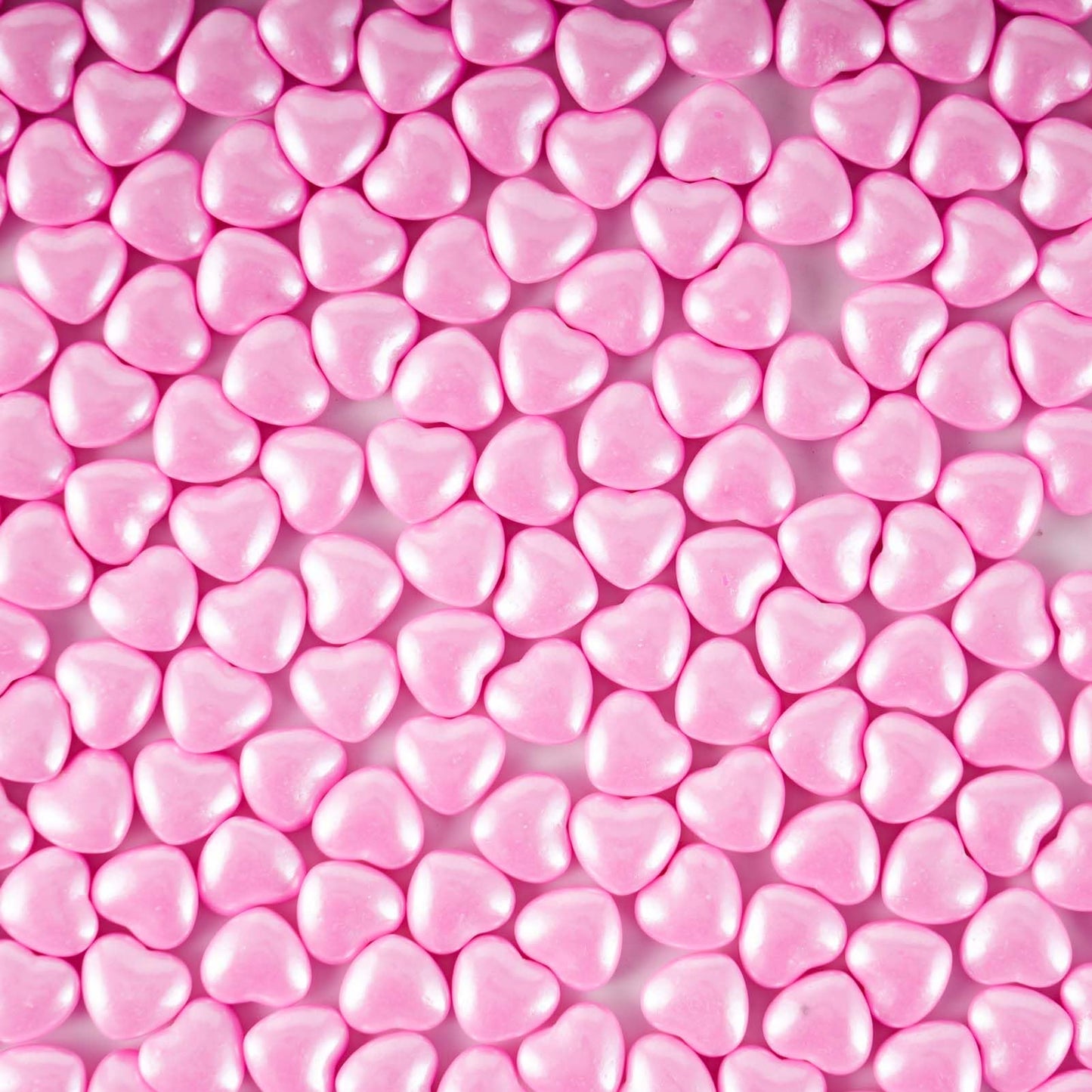 Kasvan Pink Heart Shapes Sprinkles - Edible Candy Pearls 130G/4.58 Oz, Mix Size, Baking Cake Decorations, Ice Cream Toppings And