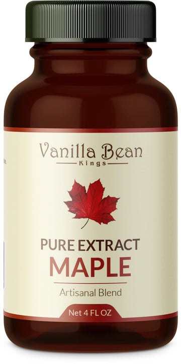 Pure Maple Extract For Baking And Flavoring - 4 Oz - Premium Quality Natural Flavors For Baked Goods, Desserts, & Cooking