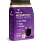 VitaCup Focus Mushroom Coffee Grounds, Vanilla Flavored Coffee with Lions Mane, Chaga, B Vitamins, D3, Boost Focus, Immunity, Me